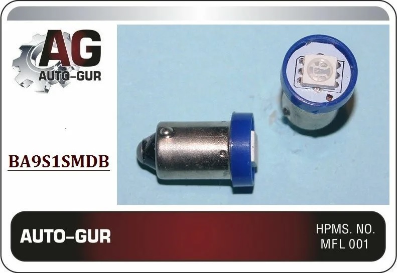 Лампа светодиодная Auto-gur BA9S1SMDB T4W 12В