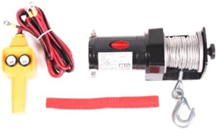 Автомобильная лебедка ROCKFORCE RF-TRH92000, 0.9Т, 12V, стальной трос