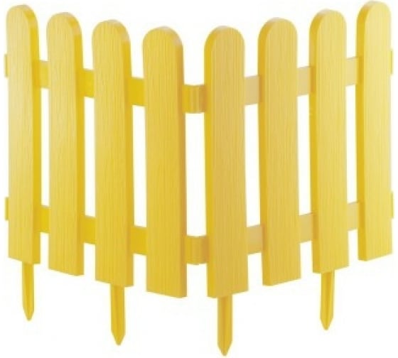 Декоративный забор Классика PALISAD 65002 (29x224 см, желтый)