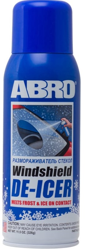 Размораживатель стекол Abro WD-400, 326 мл
