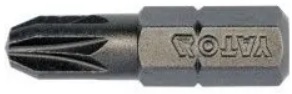 Набор бит Yato YT-78135, 1/4", 25 мм, PZ2, 10 шт