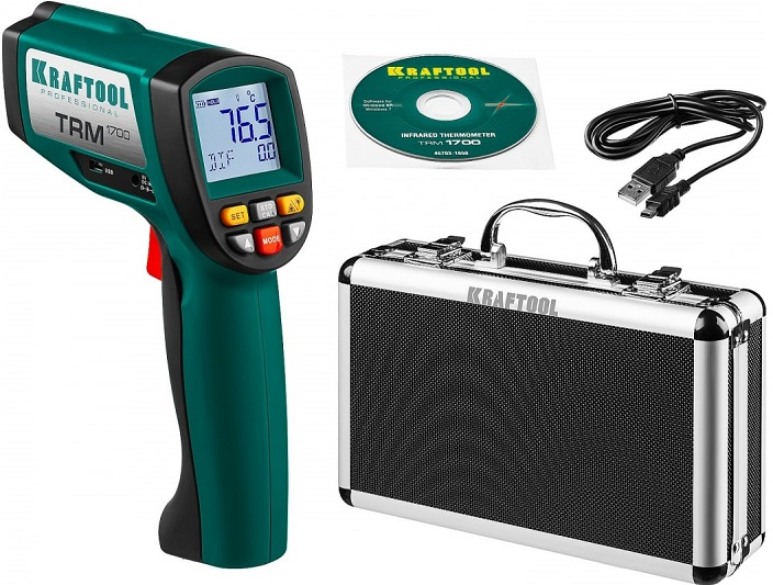 Пирометр инфракрасный TRM-1700 KRAFTOOL 45701-1650