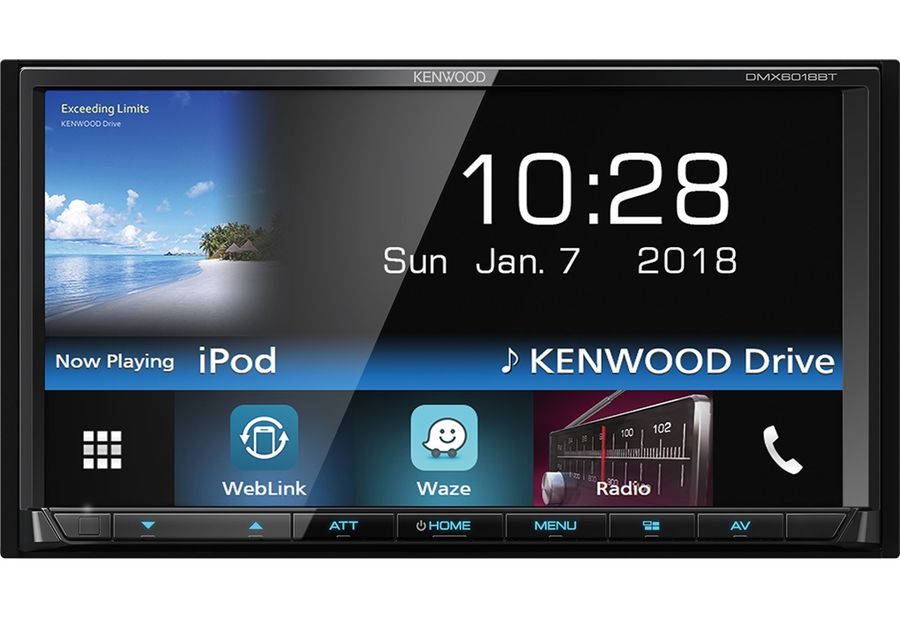 Автомагнитола Kenwood DMX6018BT, USB, 2DIN, 4x50Вт