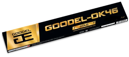 Электроды ОК-46 Gold GOODEL 0000203GC10, 2.0х350 мм, 1 кг  