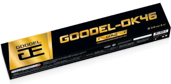 Электроды ОК-46 Gold GOODEL 0000303GC30, 3,0х350 мм, 3 кг 